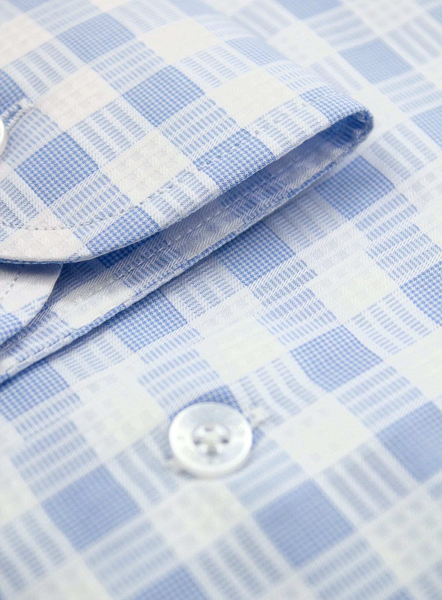 Milan Blue/White Plaid Shirt