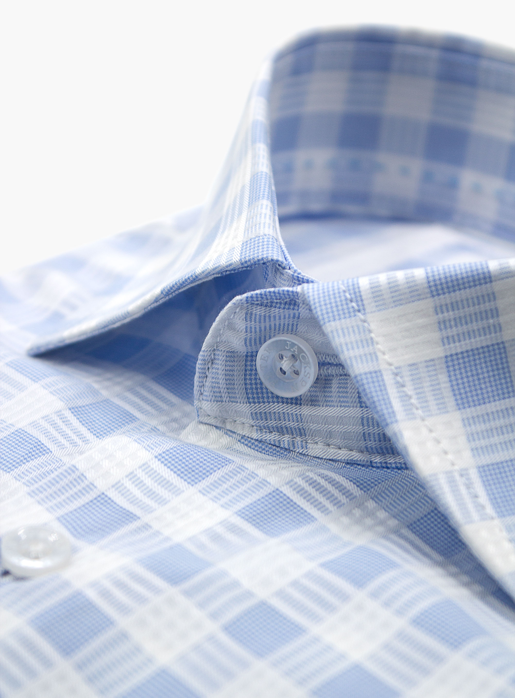 Milan Blue/White Plaid Shirt