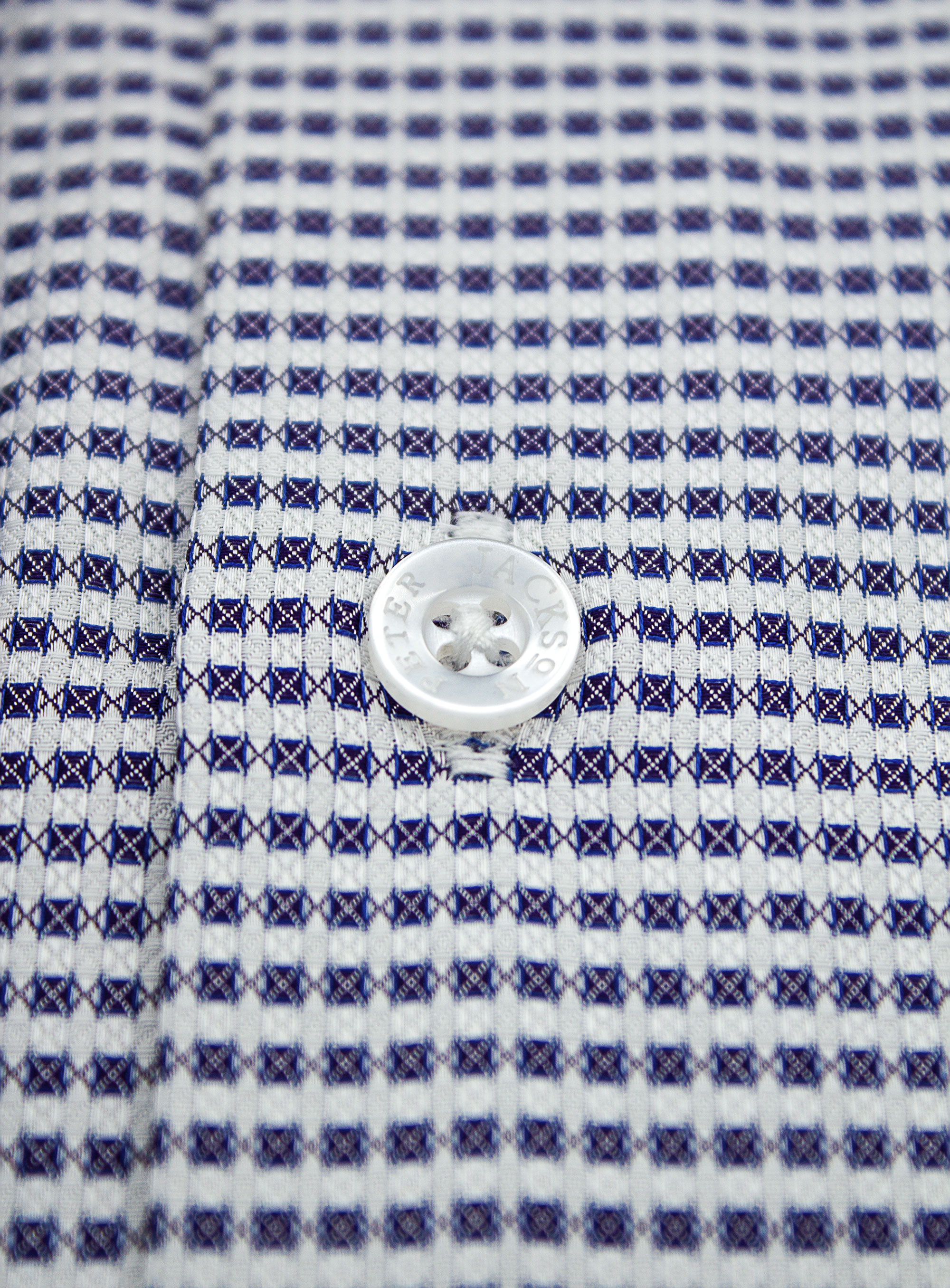 Milan Grape Dobby Grid Dot Shirt