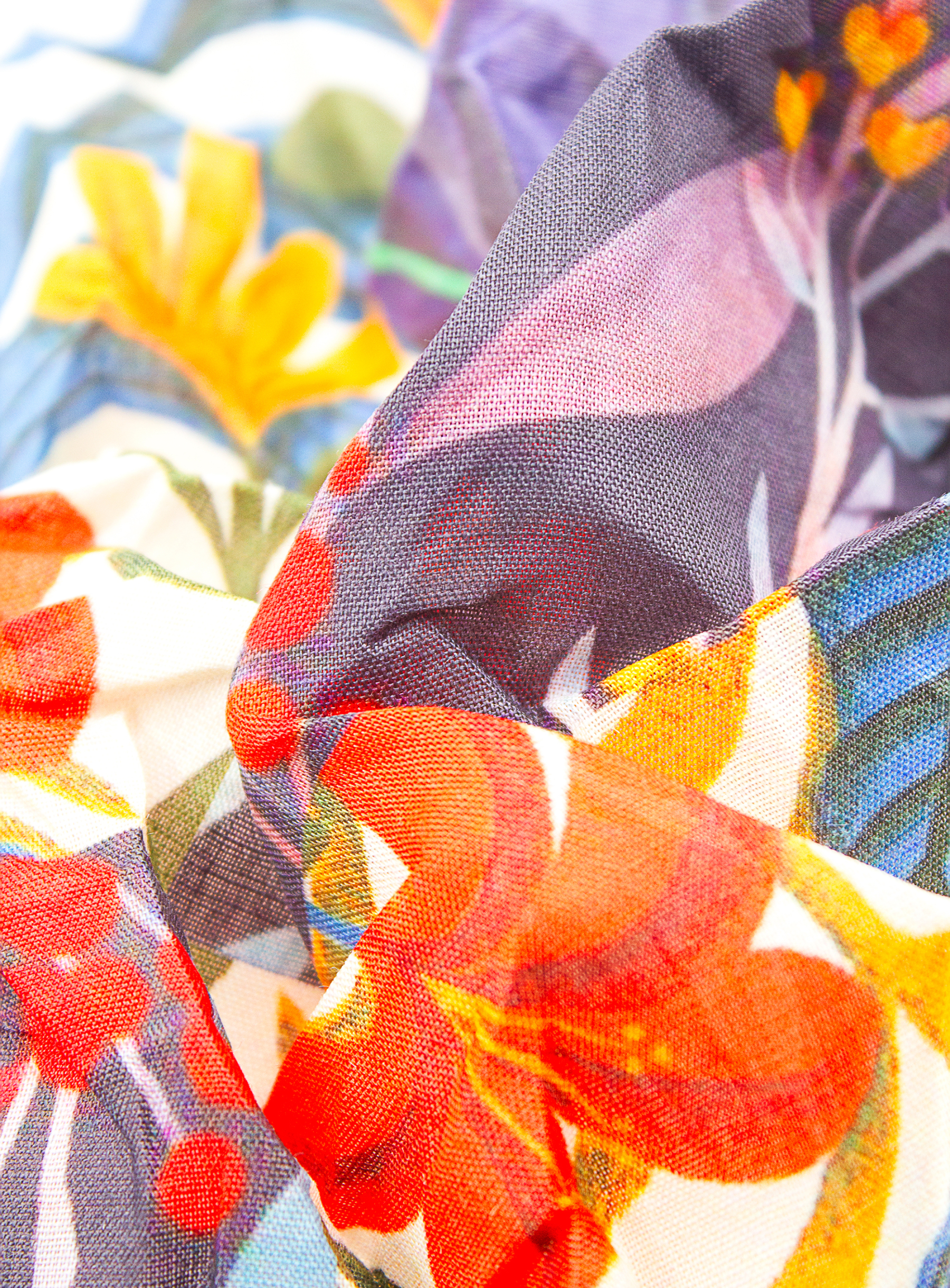 Exotic Bloom Pocket Square