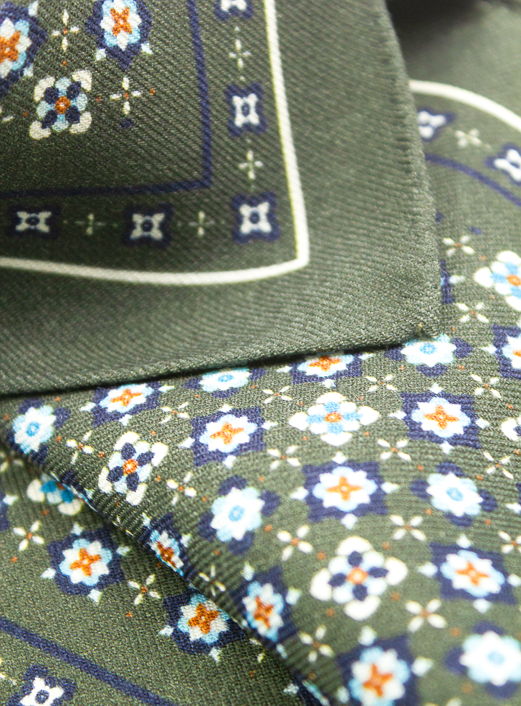 Classic Floral Medley Pocket Square