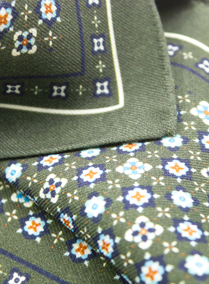 Classic Floral Medley Pocket Square