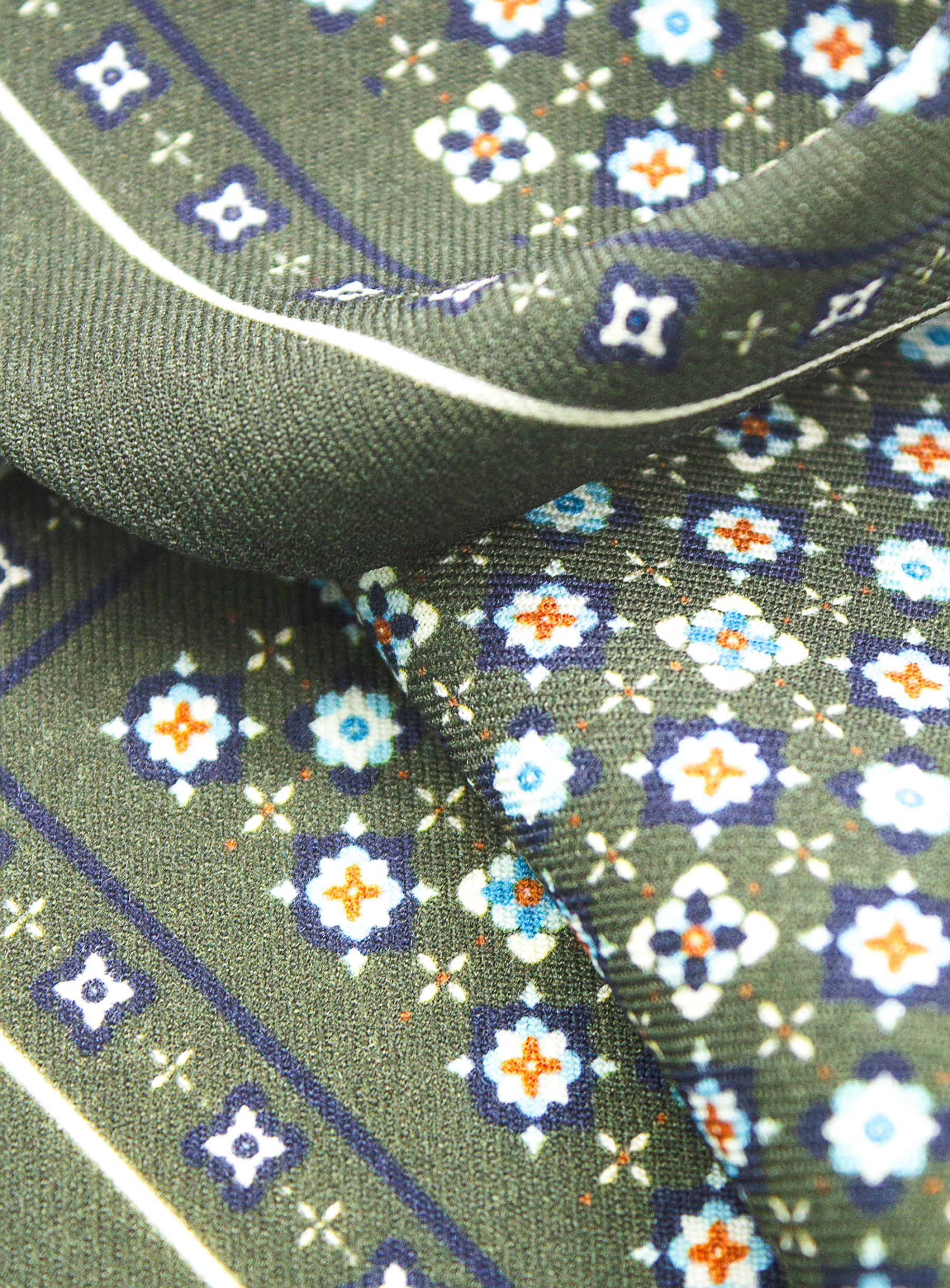 Classic Floral Medley Pocket Square