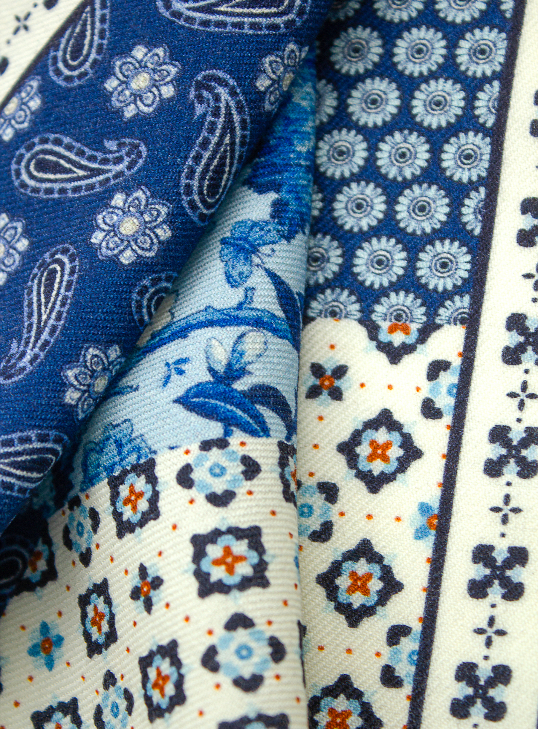 Royal Blue Medley Pocket Square