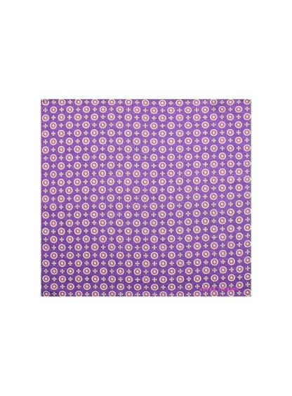 Violet Orbit Pocket Square