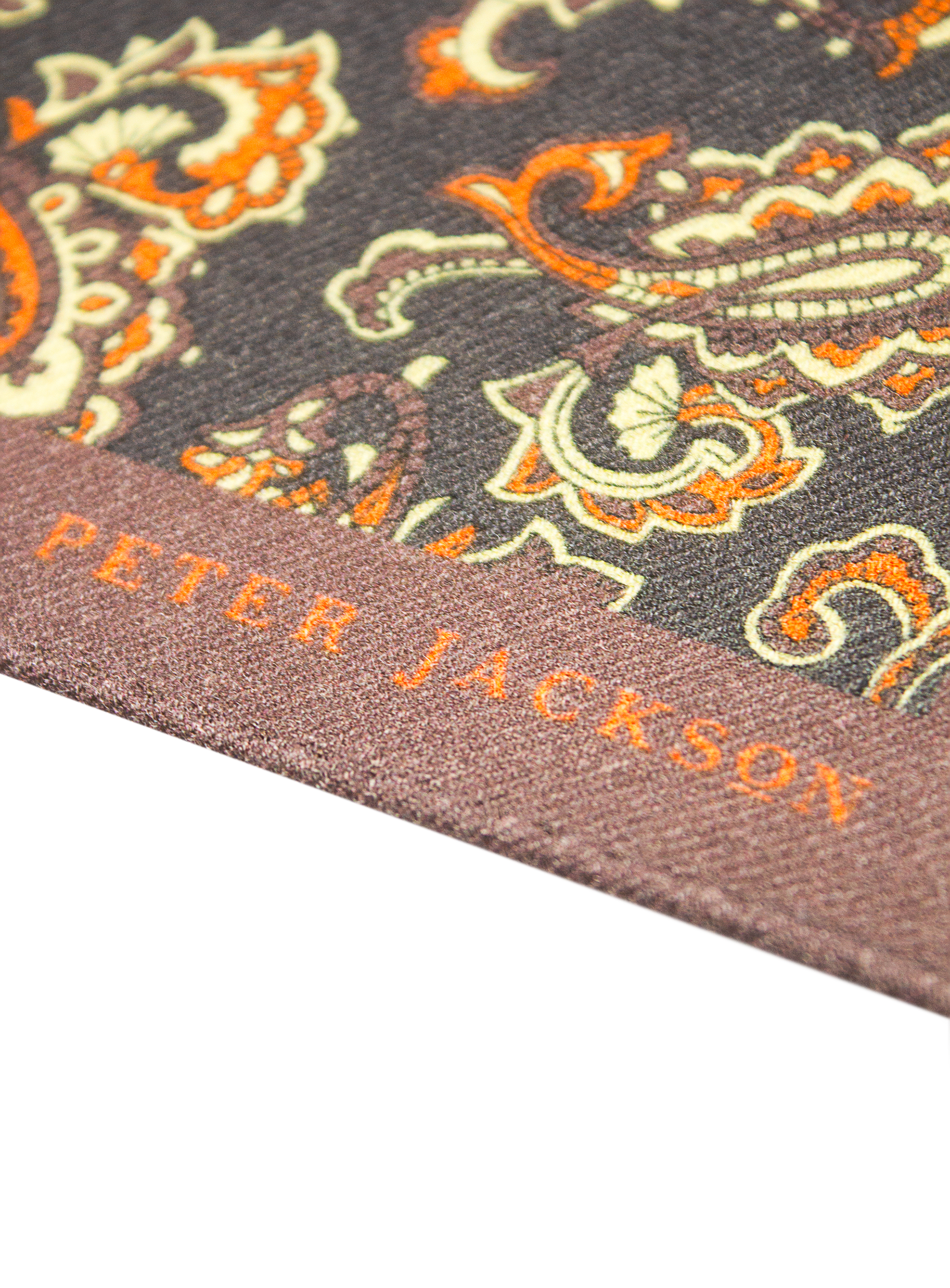 Autumn Paisley Pocket Square