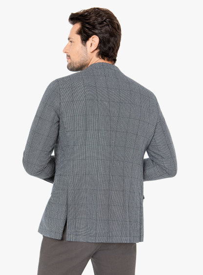 Men {collection_title} Vicenza Forest Green Overcheck Jacket Peter Jackson