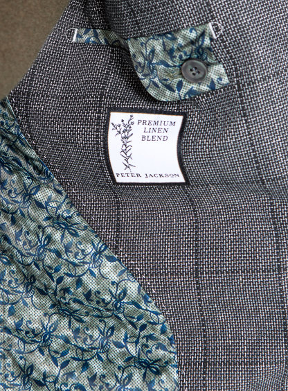 Men {collection_title} Vicenza Forest Green Overcheck Jacket Peter Jackson