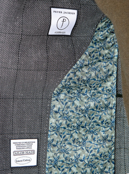 Men {collection_title} Vicenza Forest Green Overcheck Jacket Peter Jackson