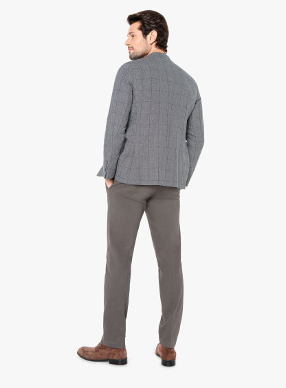 Men {collection_title} Vicenza Forest Green Overcheck Jacket Peter Jackson