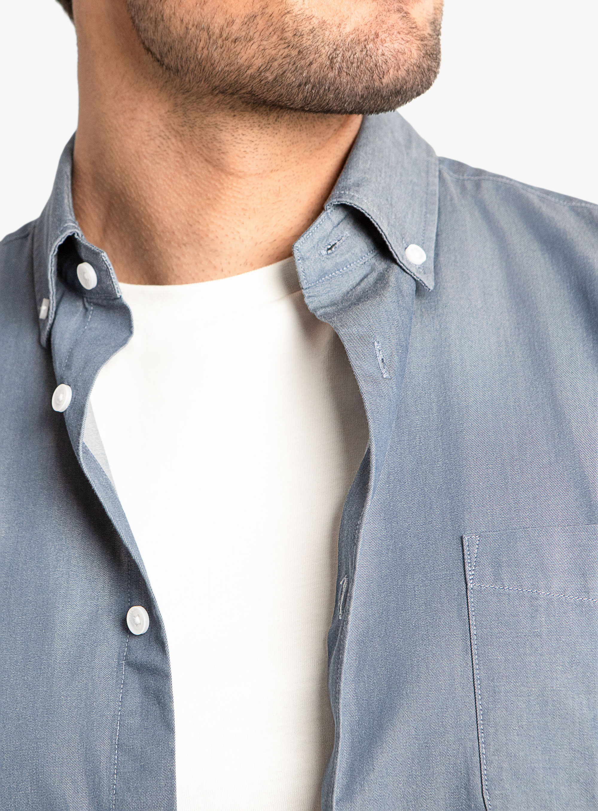 Blue Twill Shirt