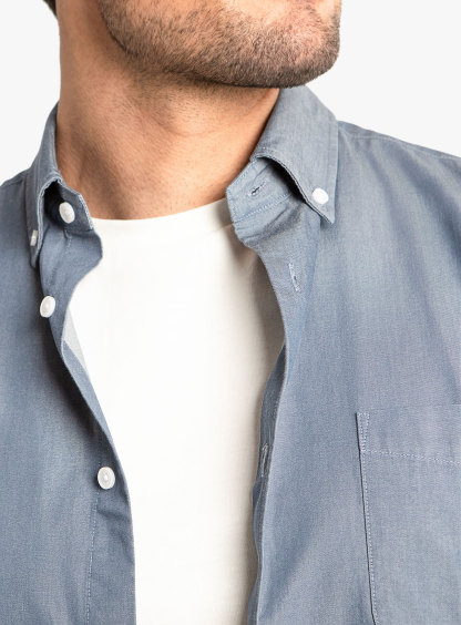 Blue Twill Shirt