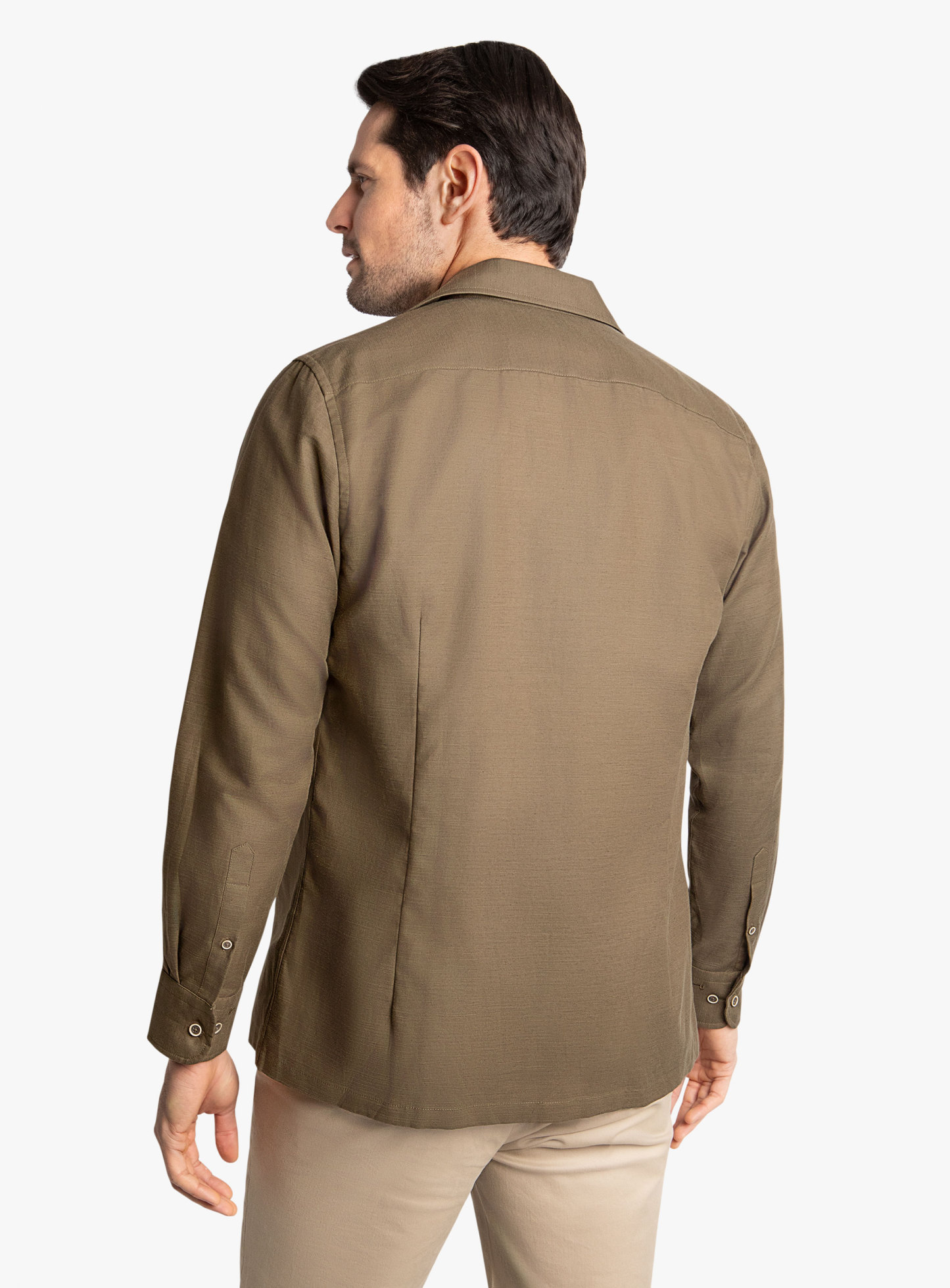 Cortana Olive Safari Style Shirt