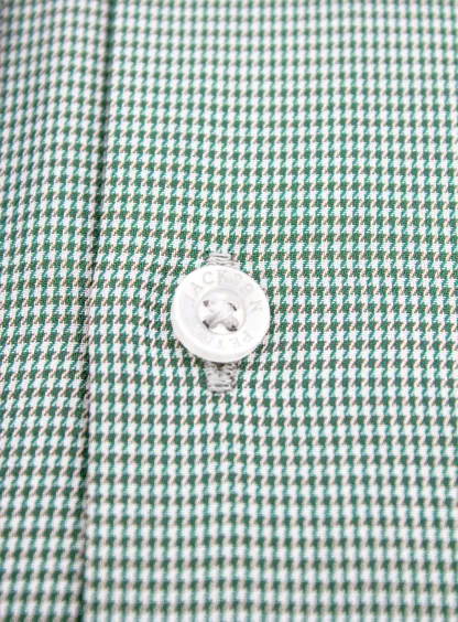 Milan Green Puppytooth Shirt