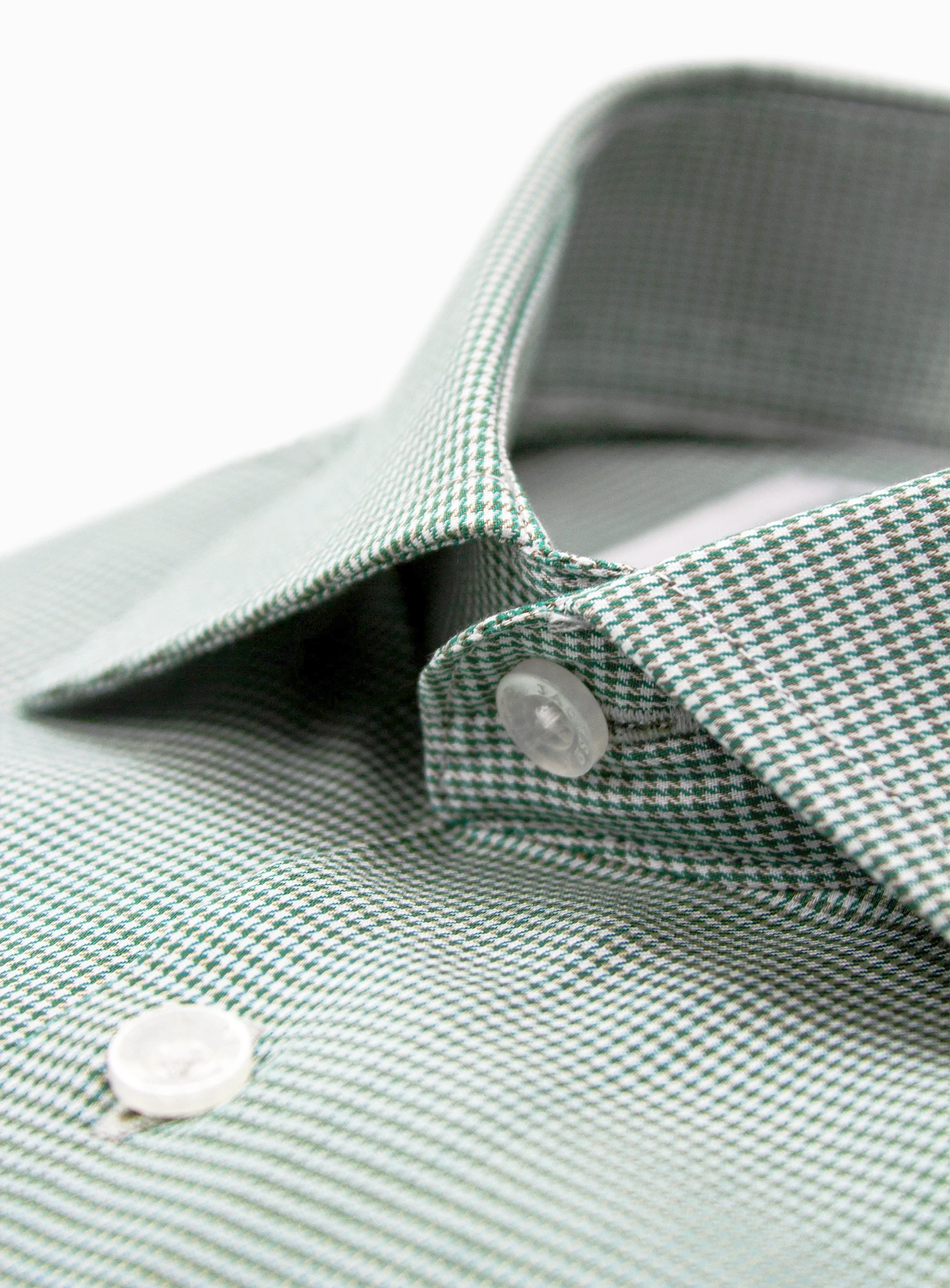 Milan Green Puppytooth Shirt