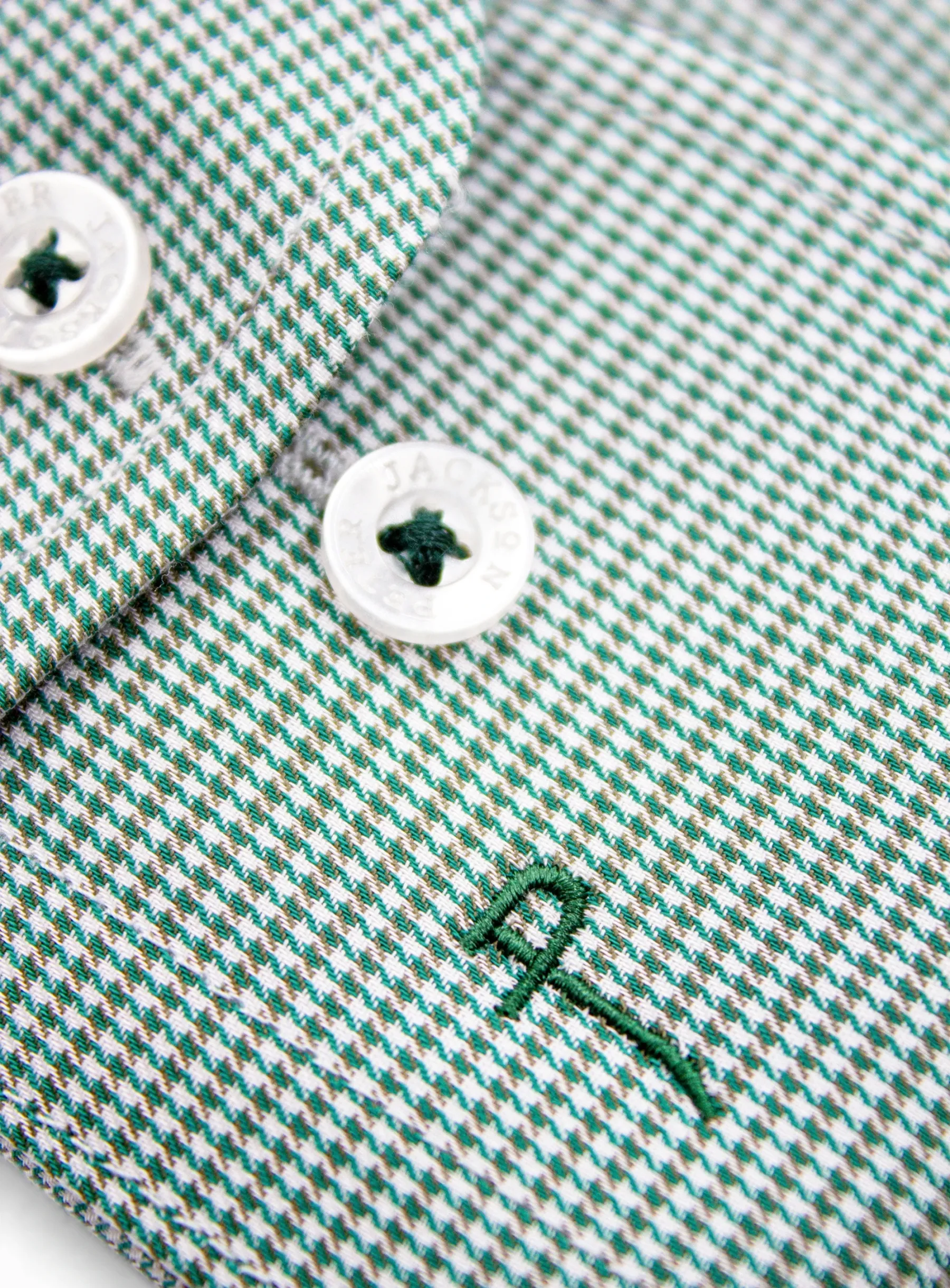 Milan Green Puppytooth Shirt