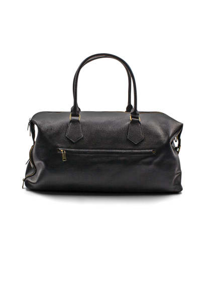 Men {collection_title} Alessio Black Pebbled Leather Bag Peter Jackson