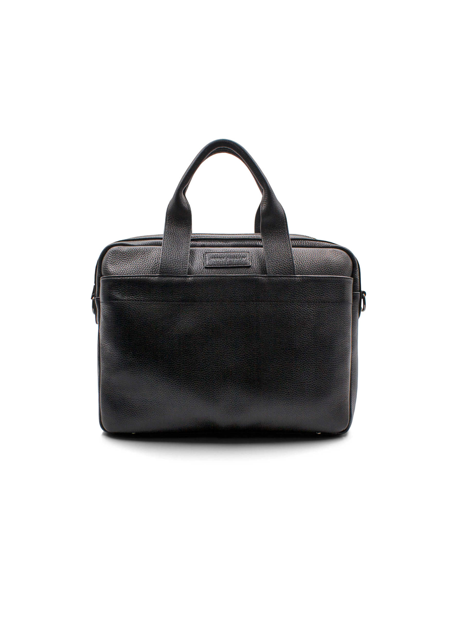 Men {collection_title} Aldo Black Leather Briefcase Peter Jackson