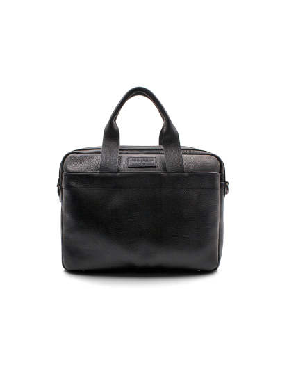 Men {collection_title} Aldo Black Leather Briefcase Peter Jackson