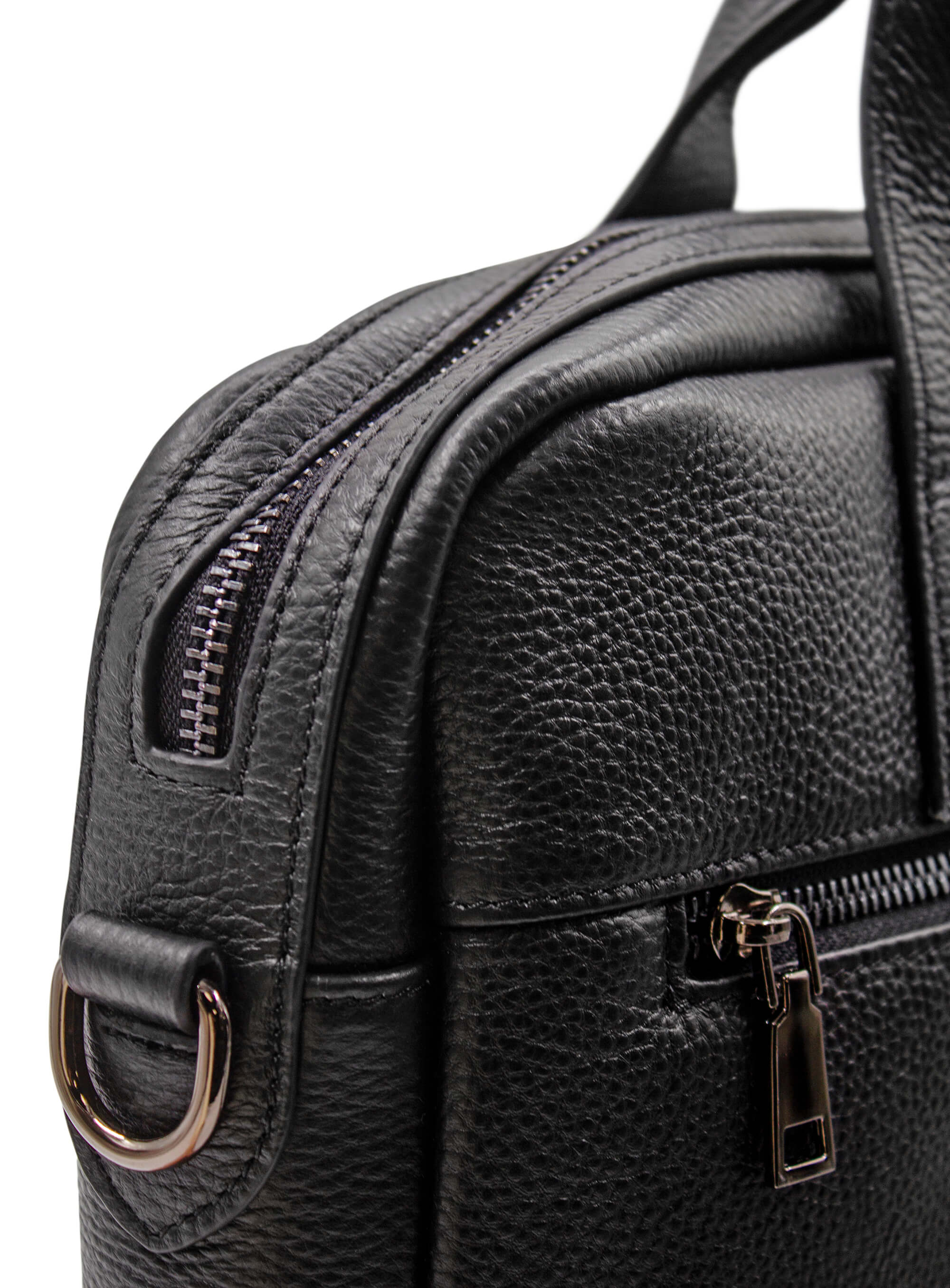 Men {collection_title} Aldo Black Leather Briefcase Peter Jackson