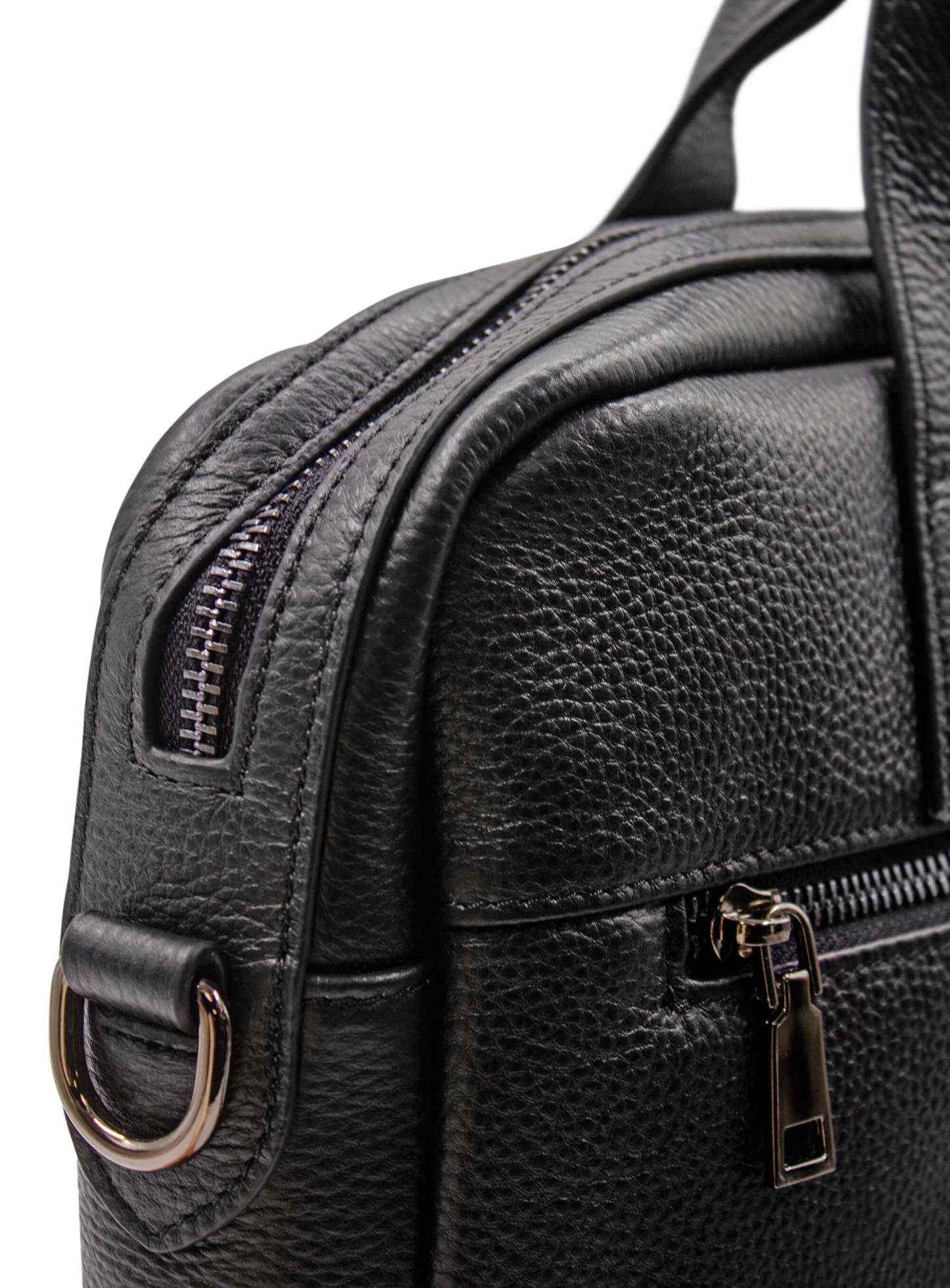 Men {collection_title} Aldo Black Leather Briefcase Peter Jackson