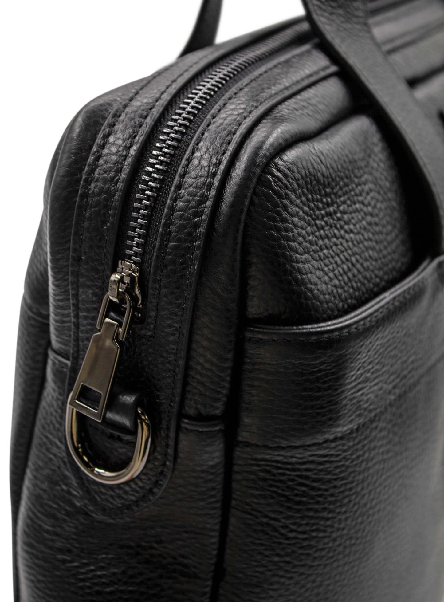 Men {collection_title} Aldo Black Leather Briefcase Peter Jackson