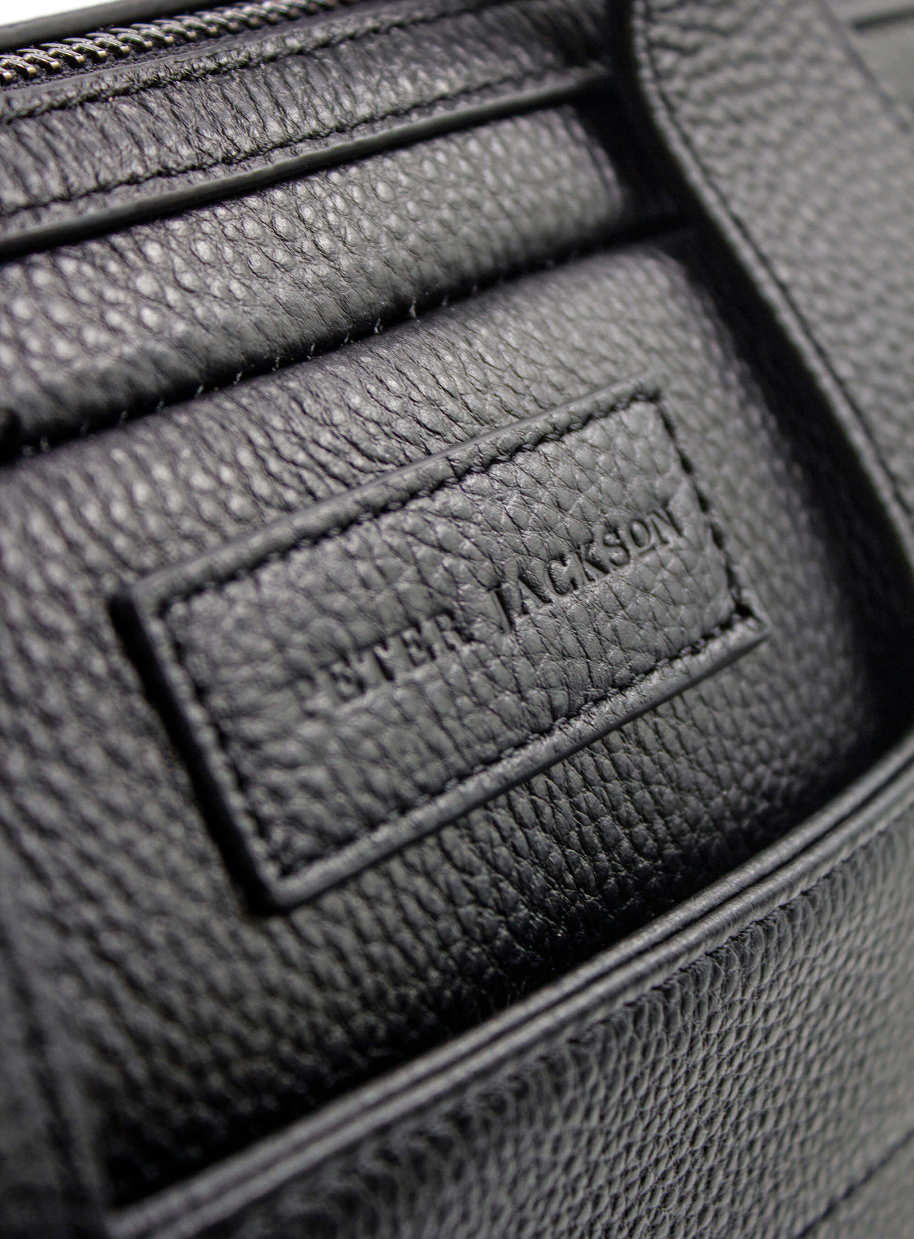 Men {collection_title} Aldo Black Leather Briefcase Peter Jackson