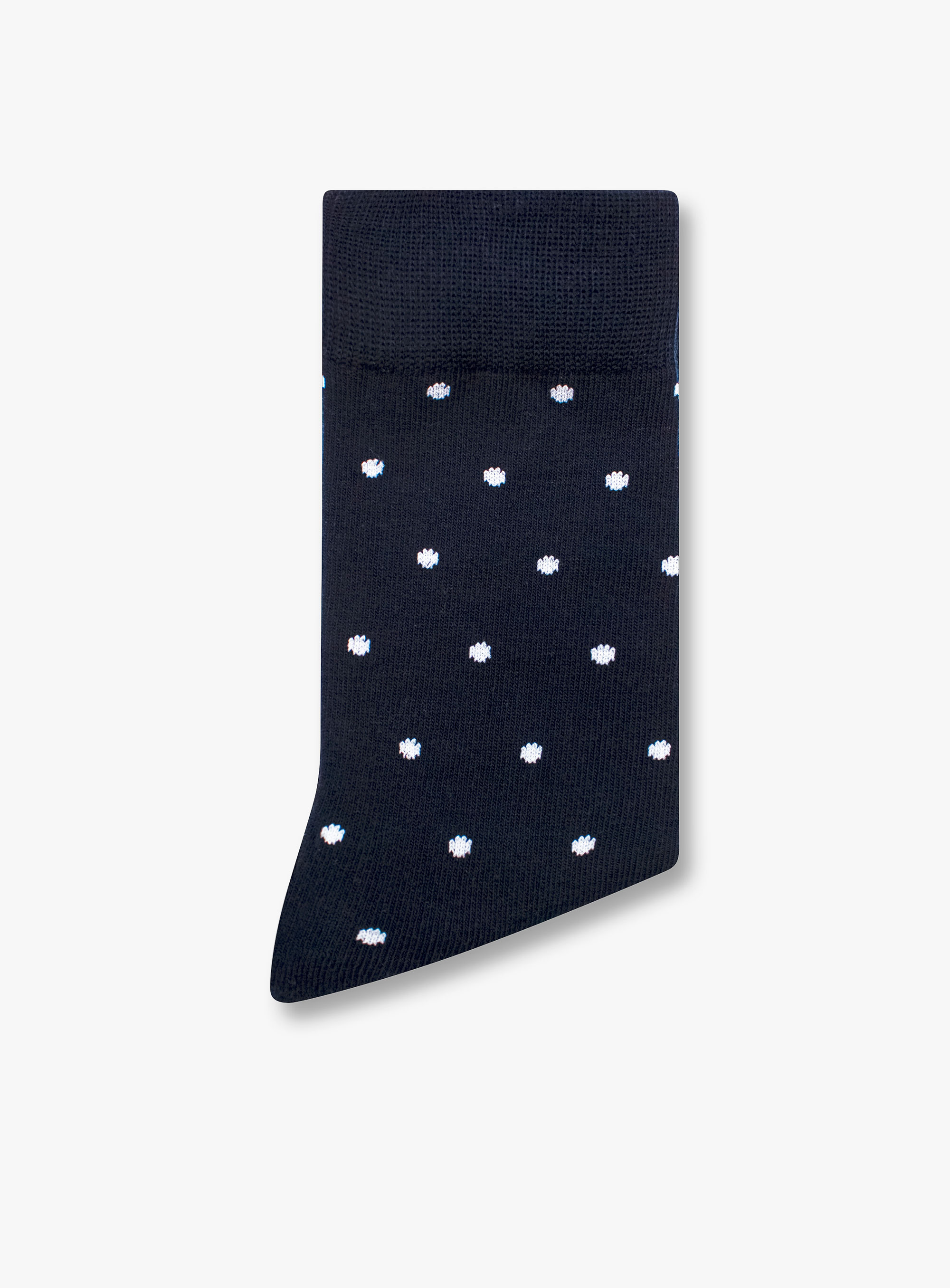 Navy Dotted Socks