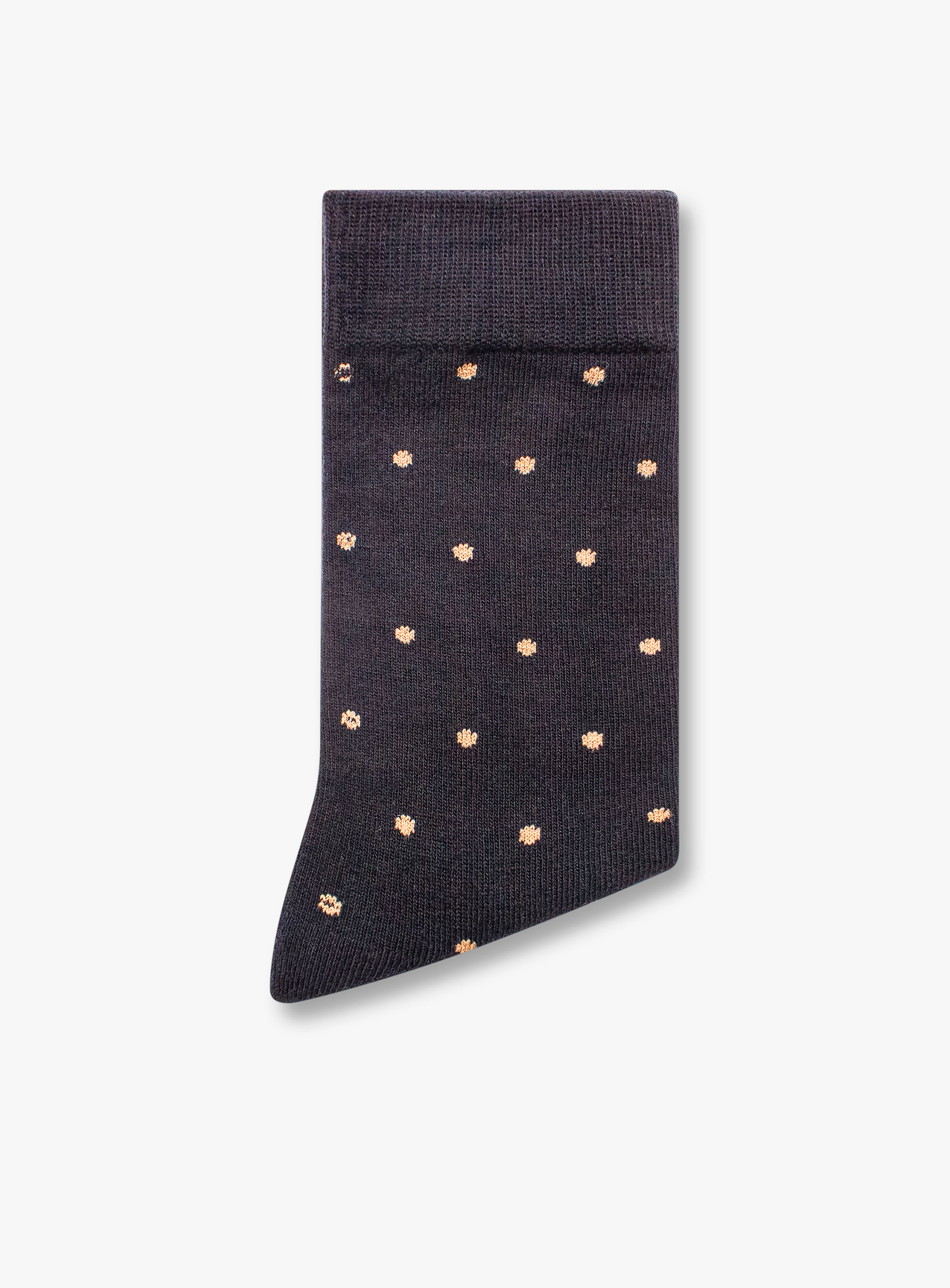 Black Dotted Socks