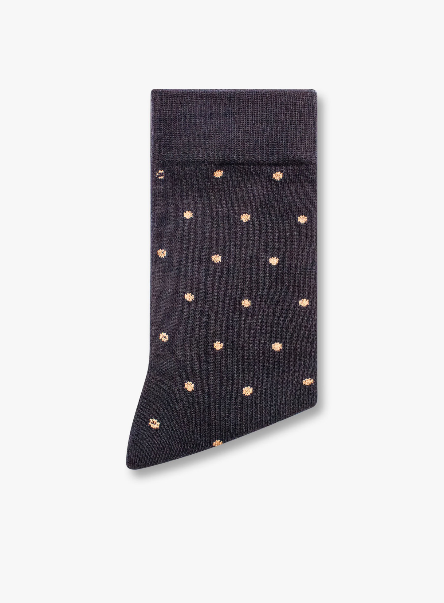 Black Dotted Socks