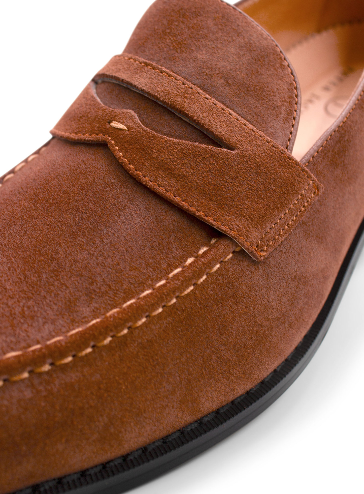 Santo Cognac Suede Loafer