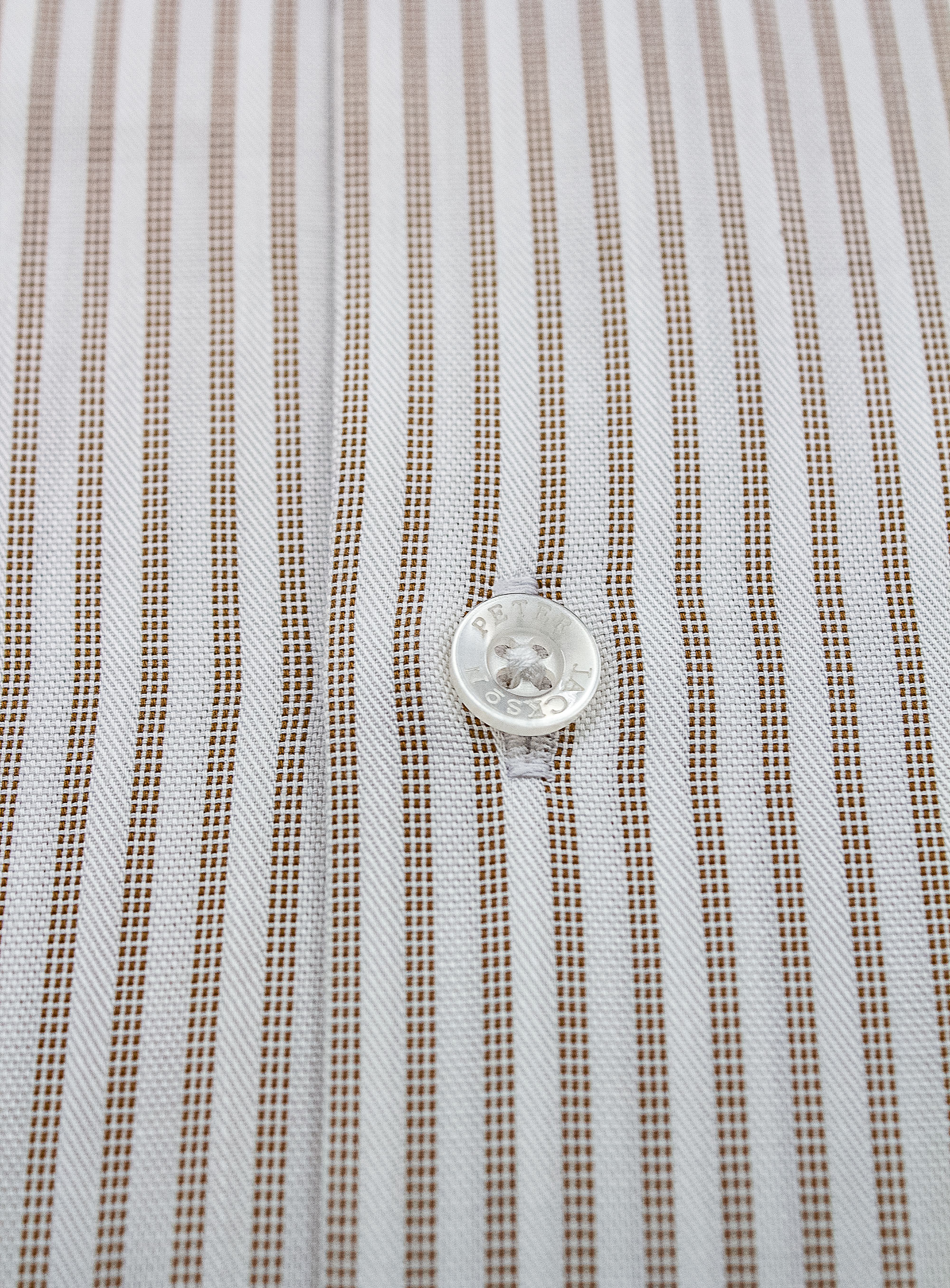 Milan Classic Stripe Chocolate Shirt