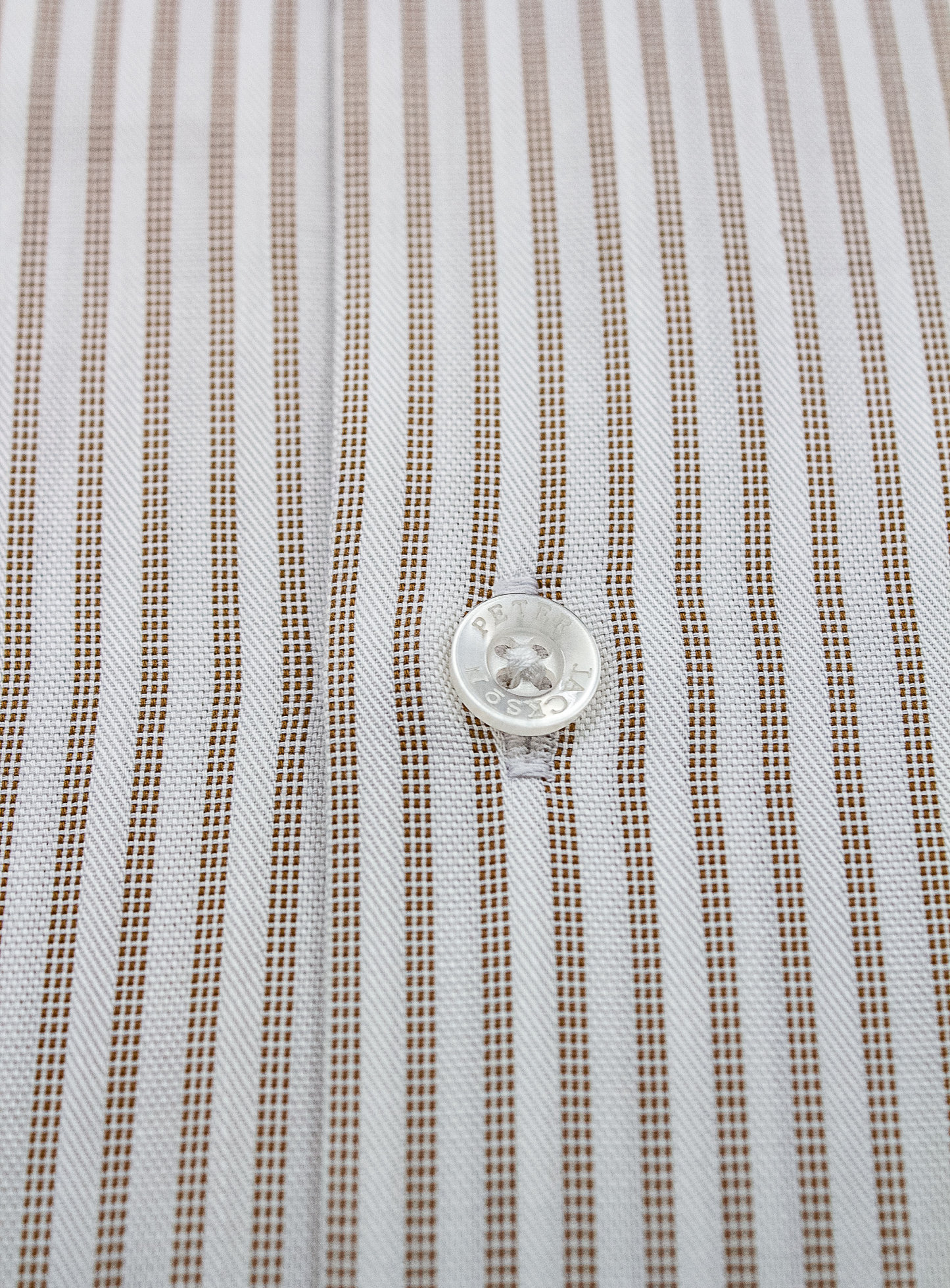 Milan Classic Stripe Chocolate Shirt