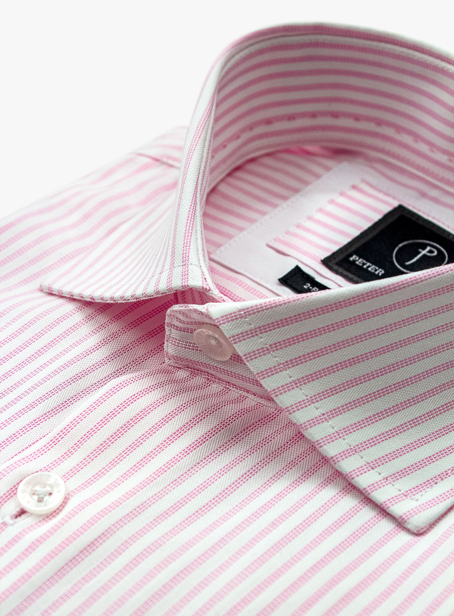 Milan Classic Stripe Light Pink Shirt