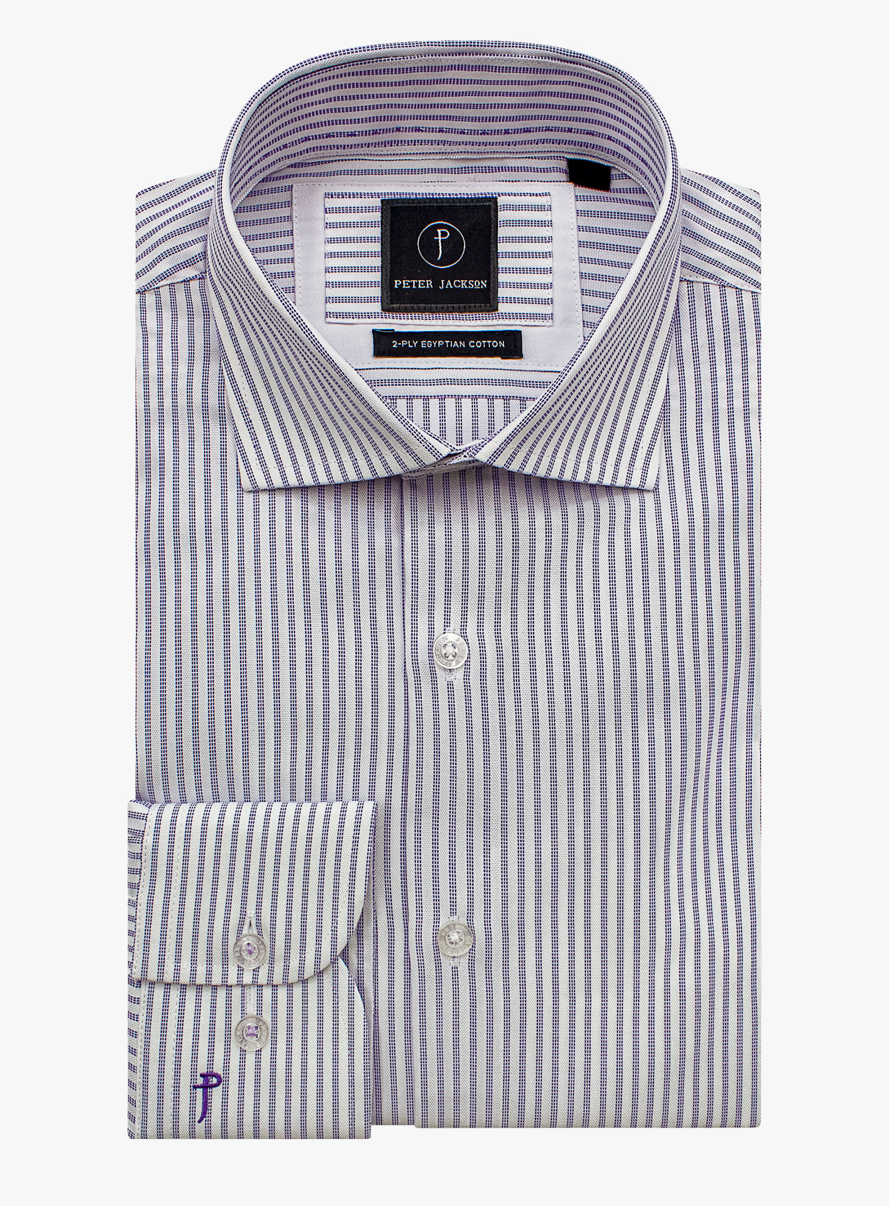 Milan Classic Stripe Grape Shirt