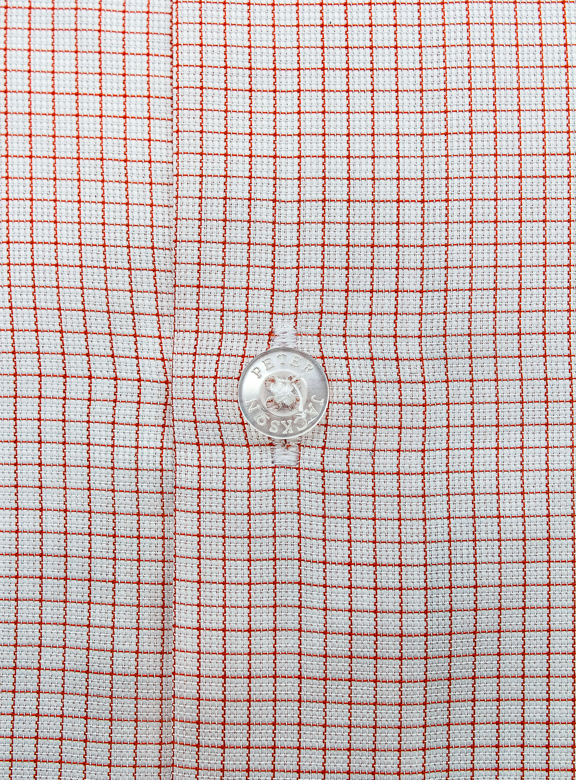 Milan Orange Micro Check Shirt