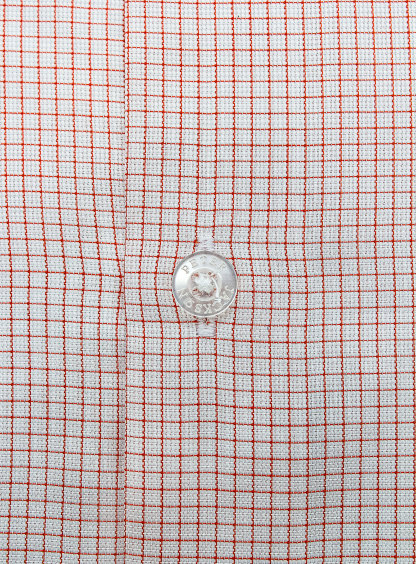 Milan Orange Micro Check Shirt