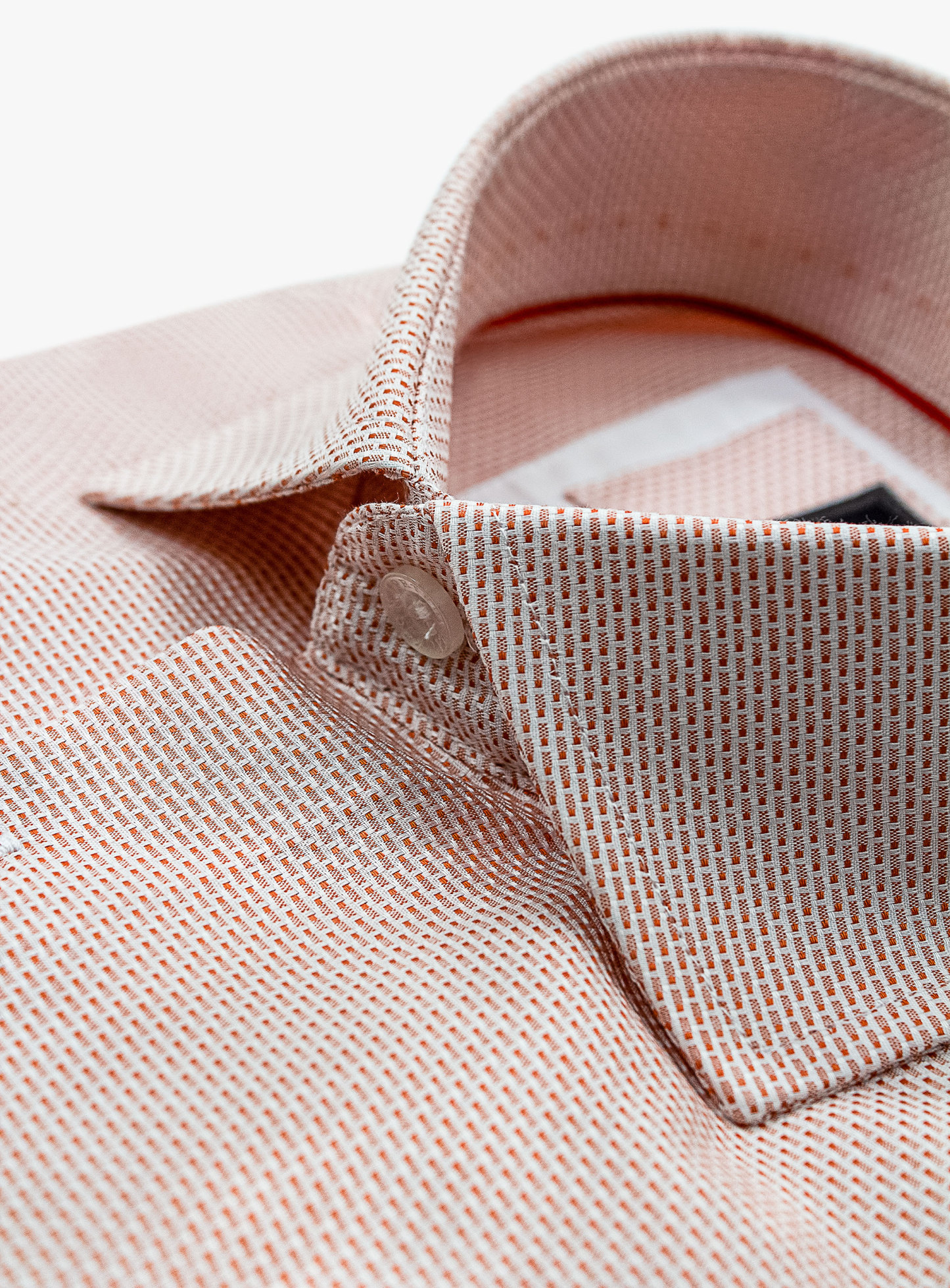 Milan Orange Micro Shirt