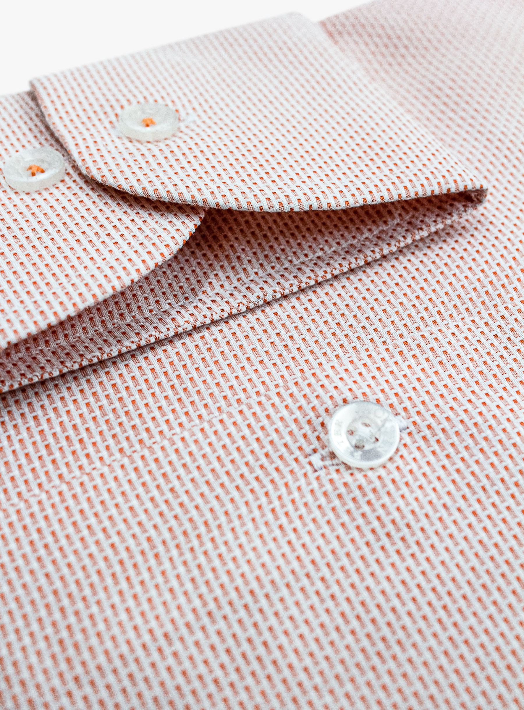 Milan Orange Micro Shirt