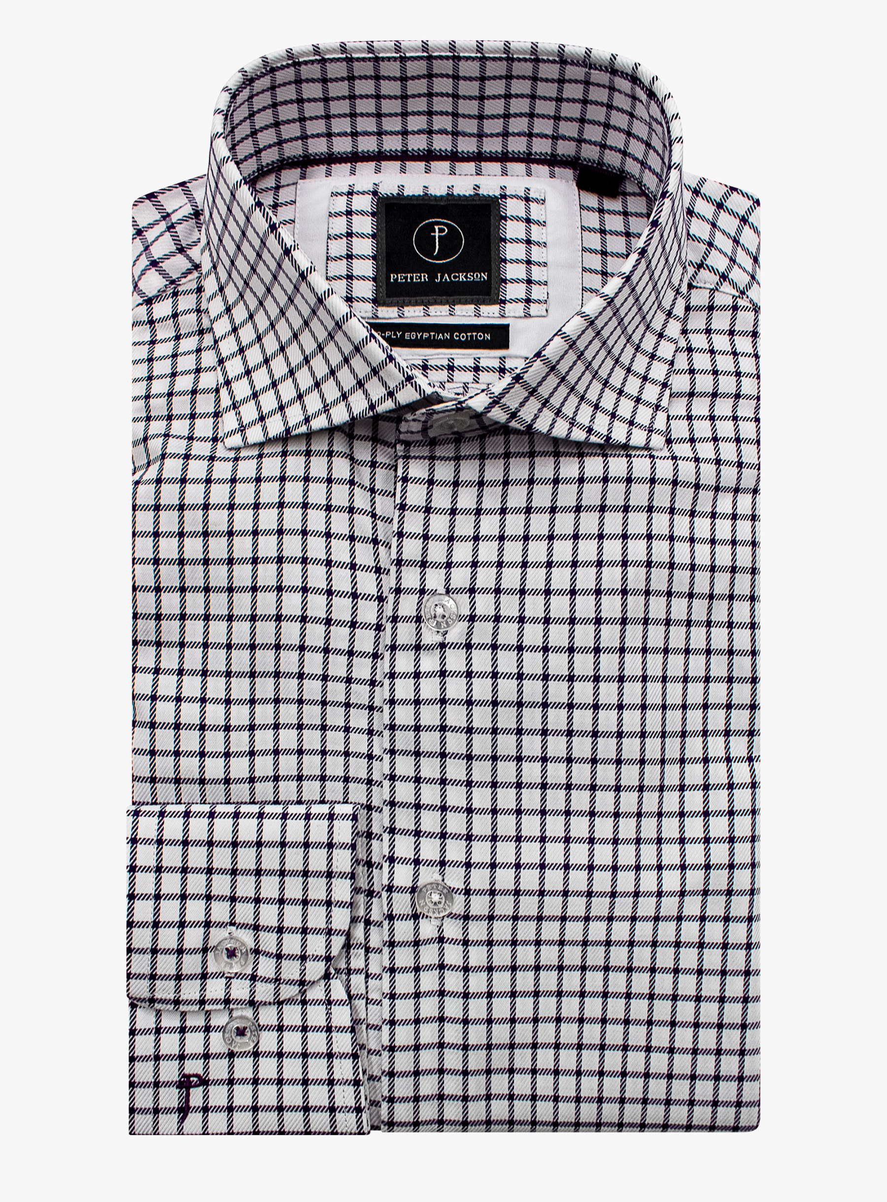 Milan Grape Mini Check Shirt