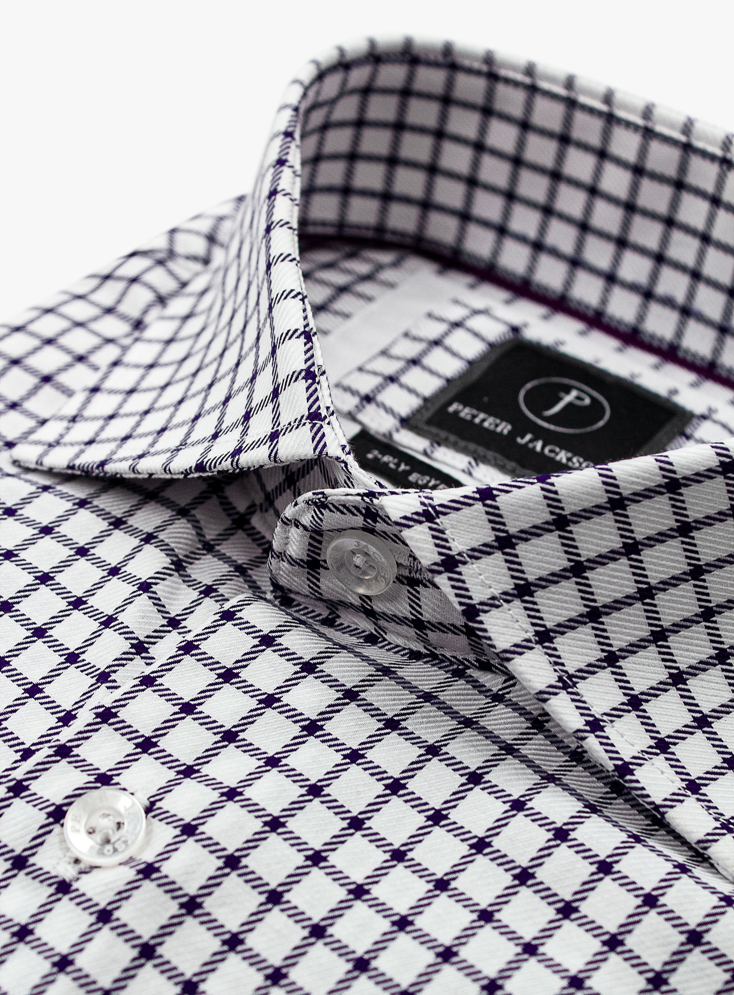 Milan Grape Mini Check Shirt