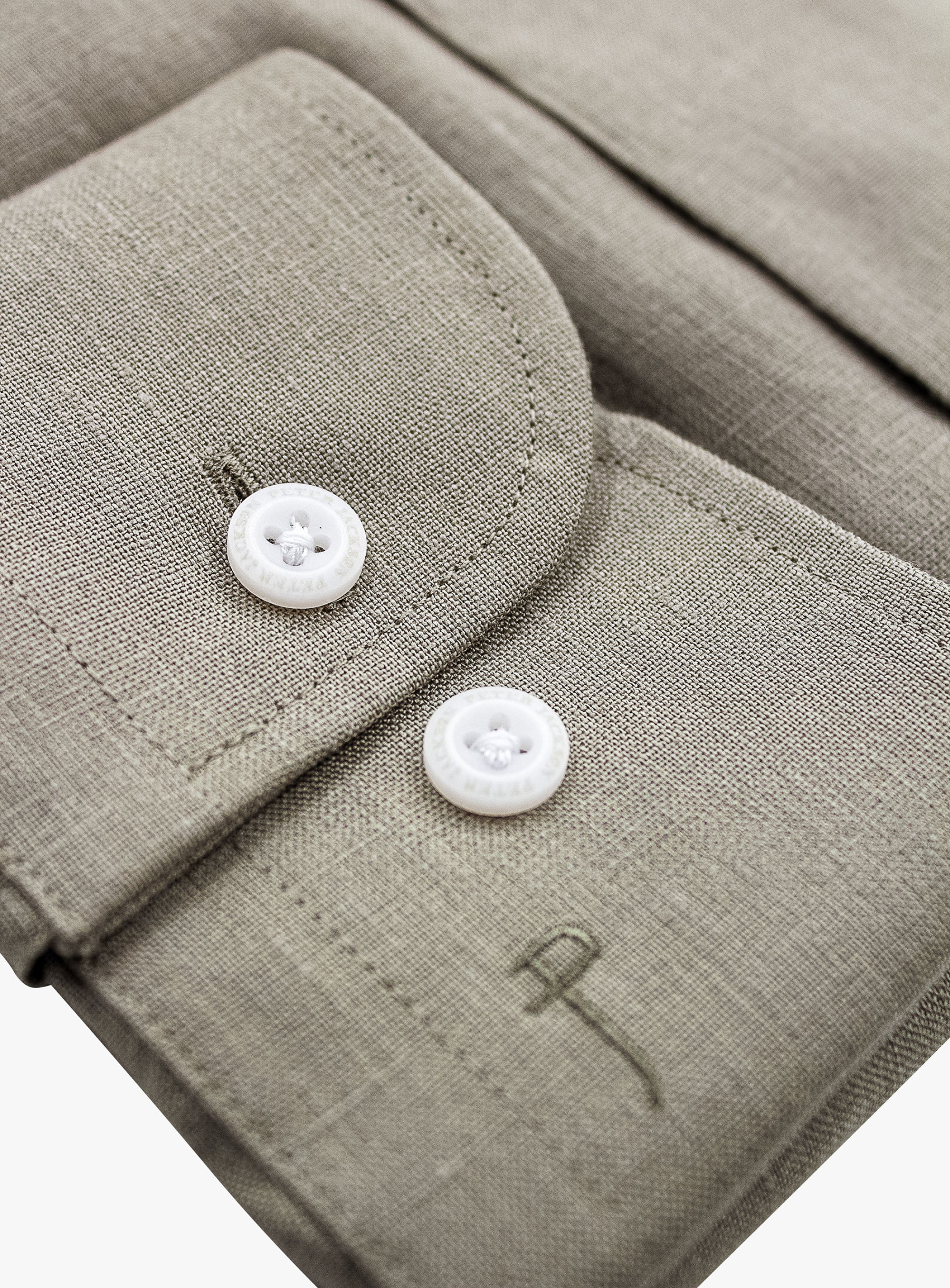 Linen Long Sleeve Sage Shirt