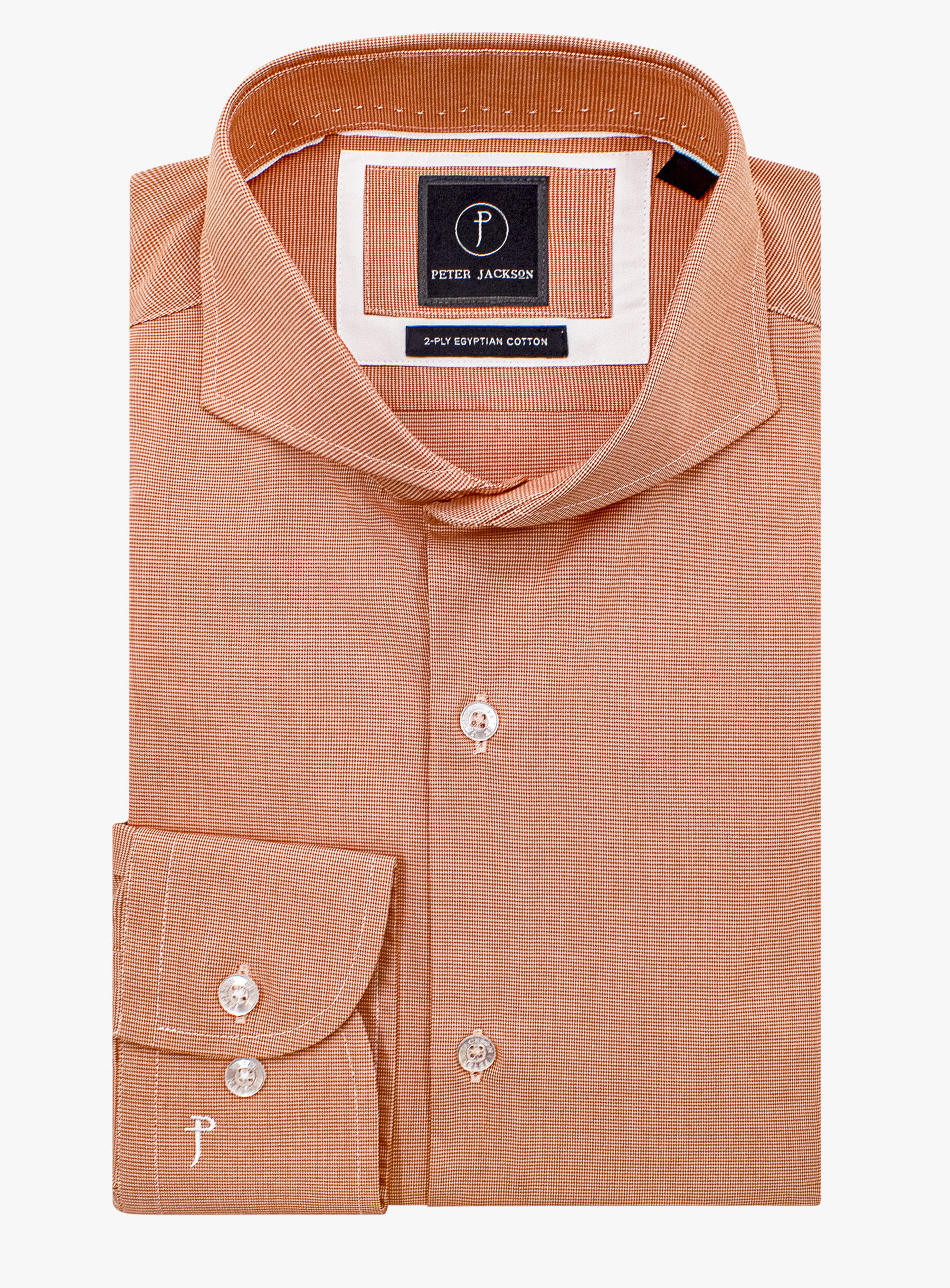Florence Orange Micro Shirt