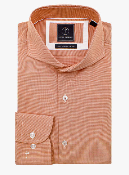 Florence Orange Micro Shirt