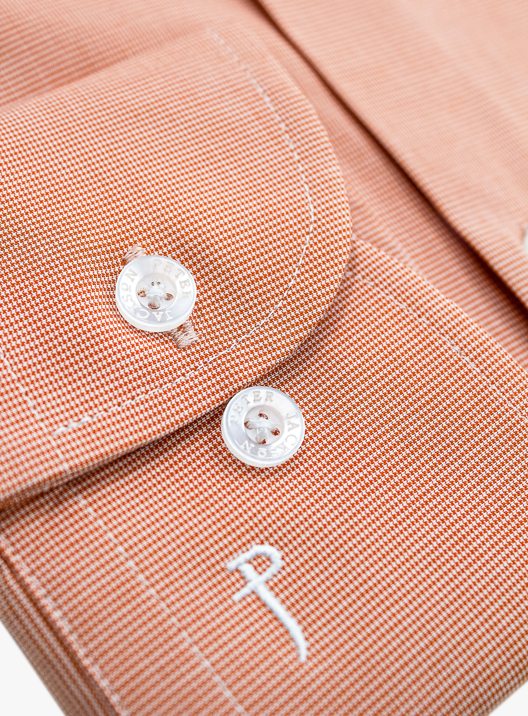 Florence Orange Micro Shirt