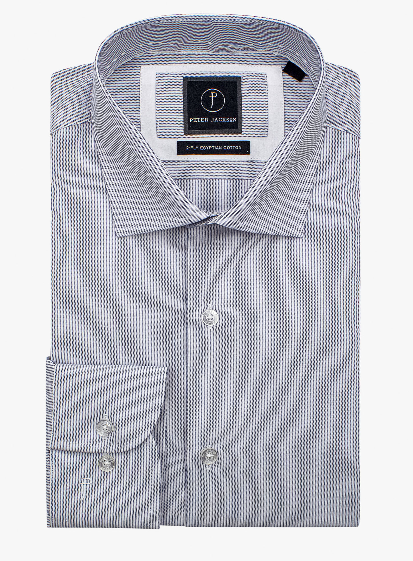 Milan Grey Oxford Stripe Shirt