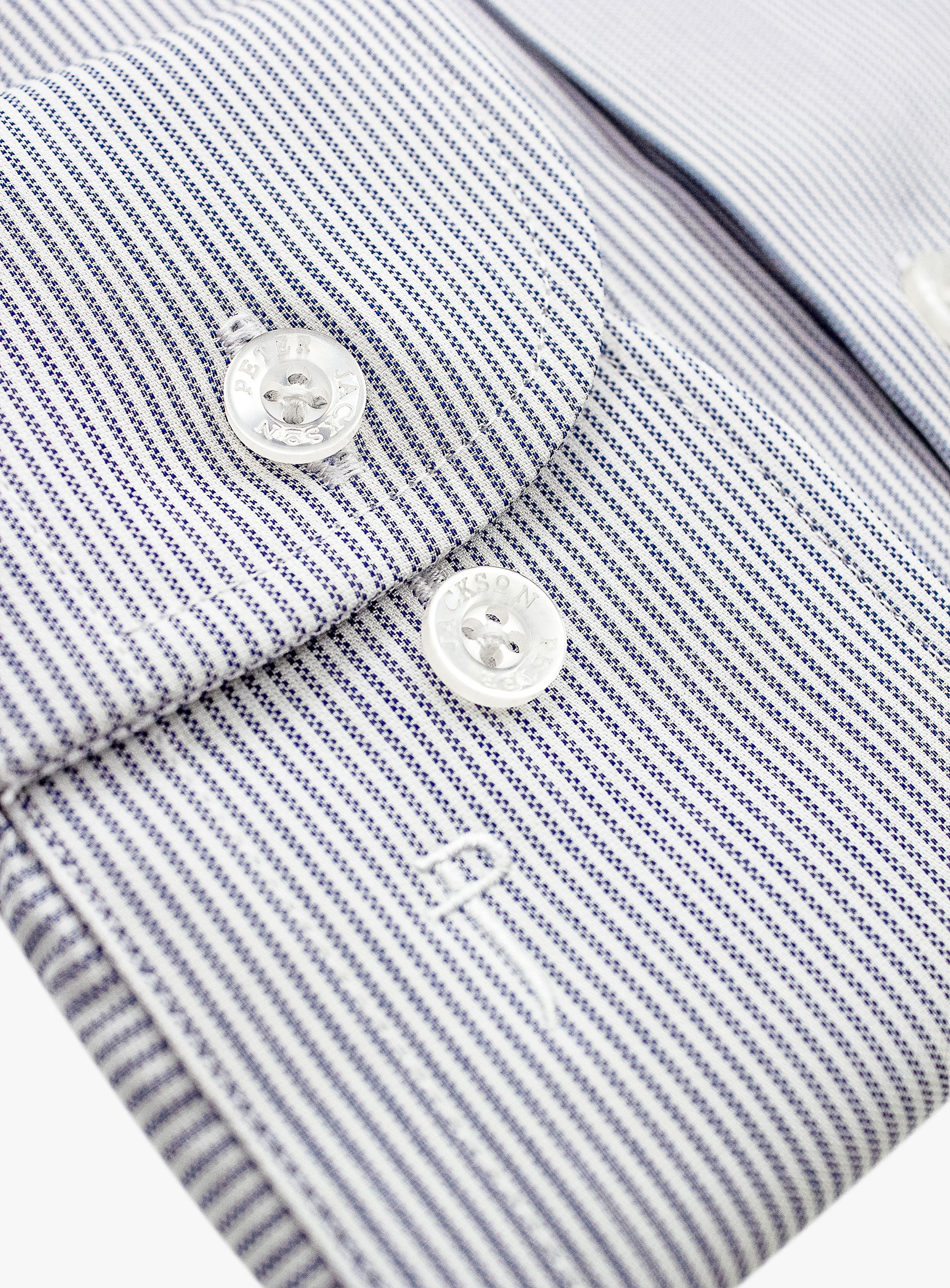 Milan Grey Oxford Stripe Shirt
