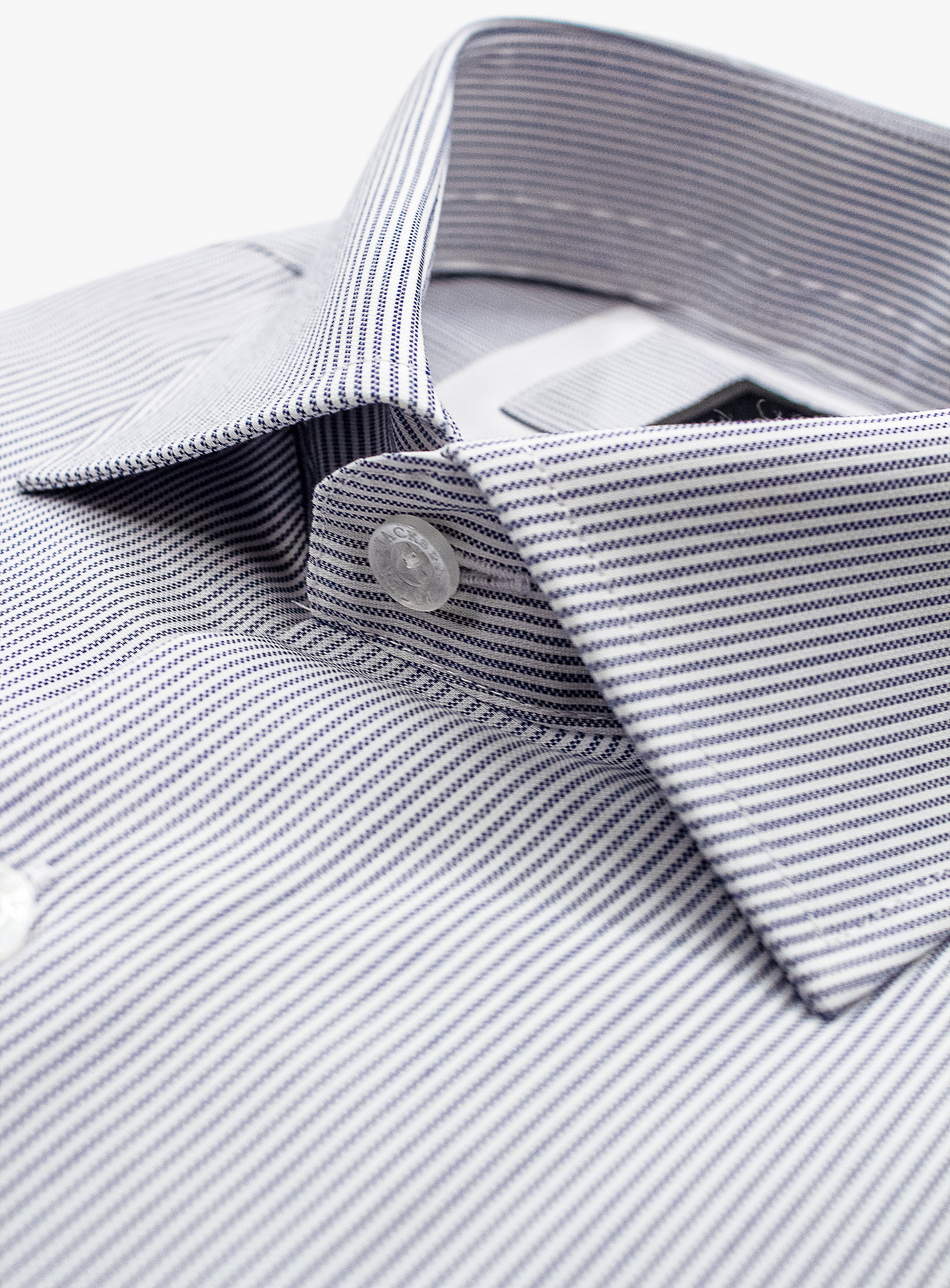 Milan Grey Oxford Stripe Shirt