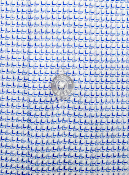 Milan Luxury Twill with Light Blue Micro Shirt