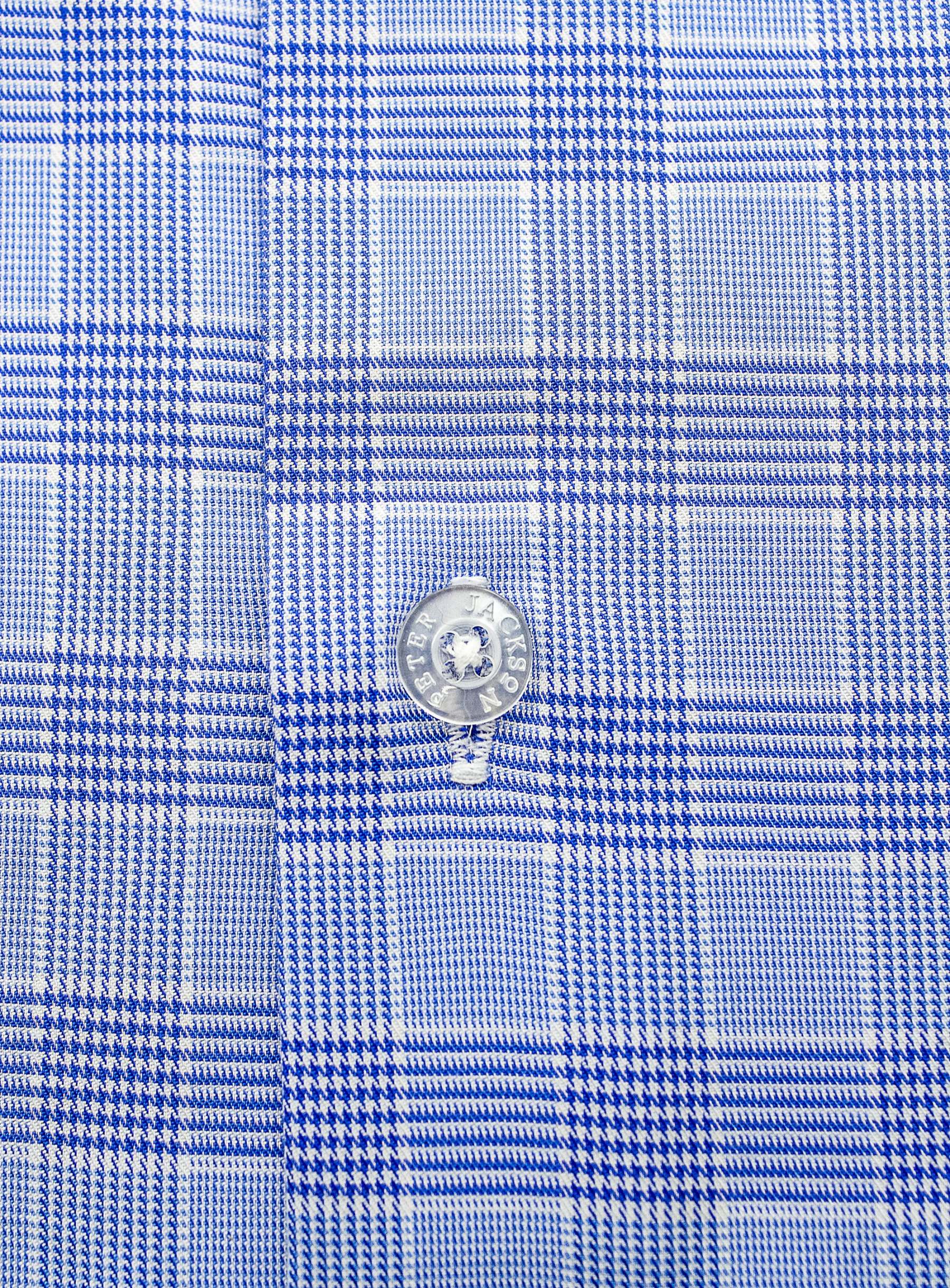Milan Blue tonal Plaid Shirt